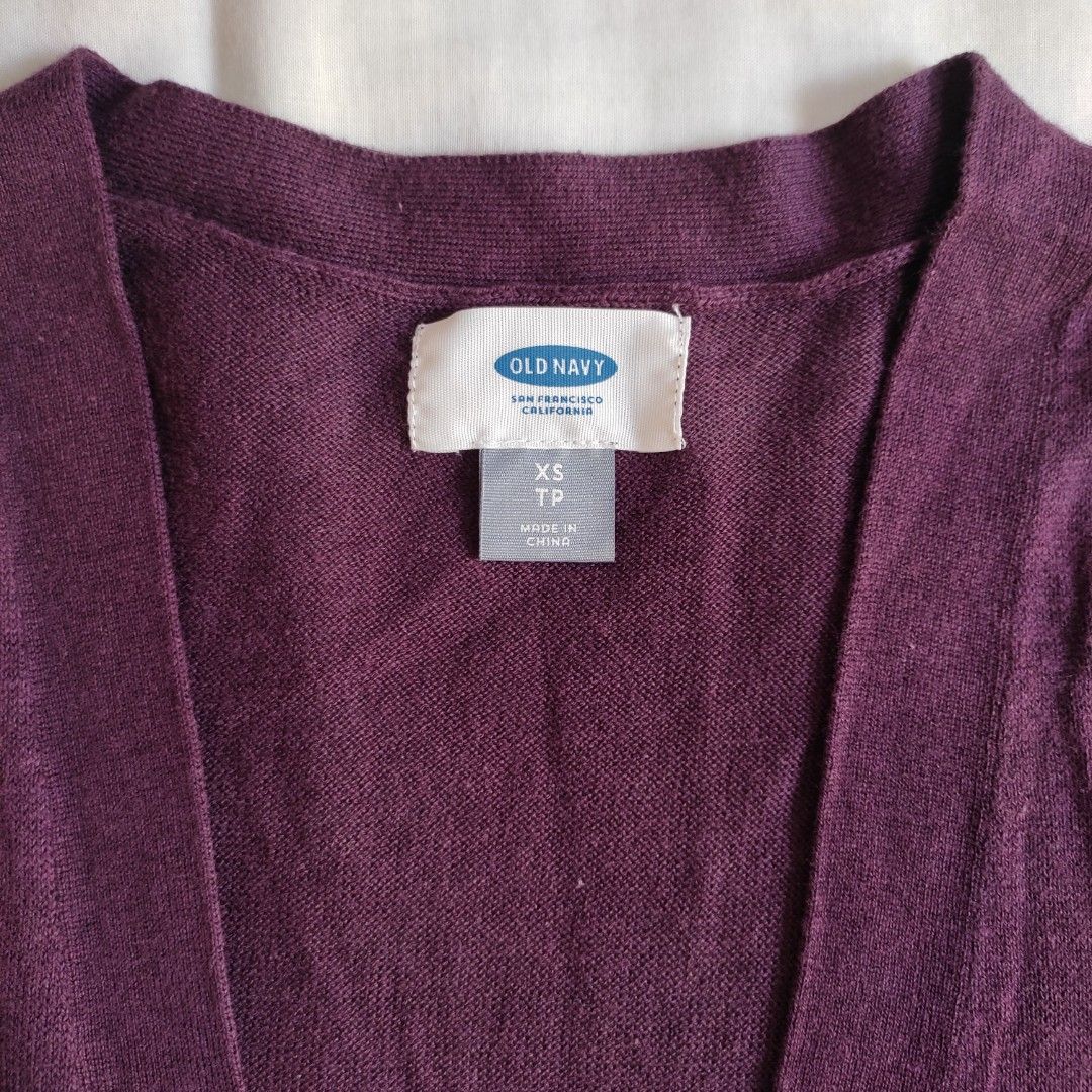 Old navy store purple cardigan