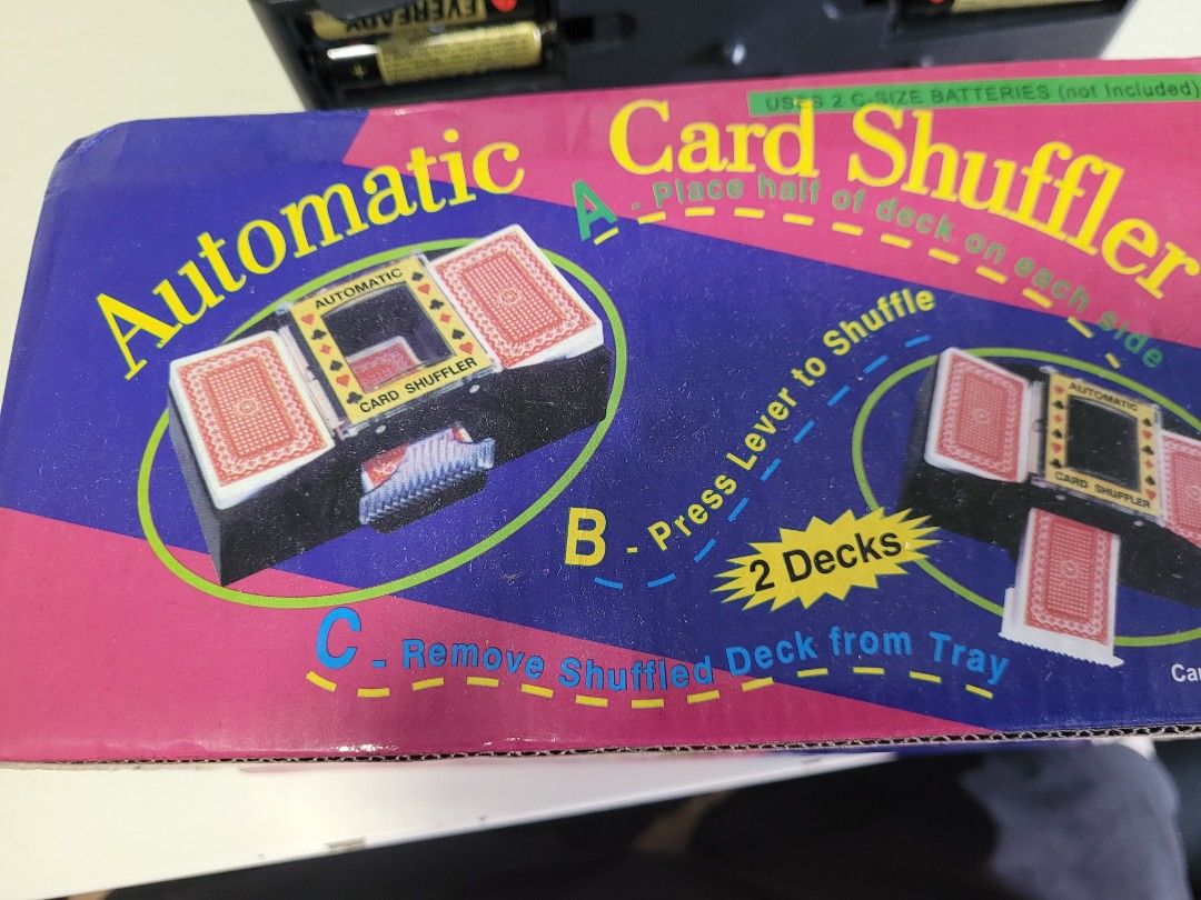 Automatic Card Shuffler, Hobbies & Toys, Toys & Games on Carousell