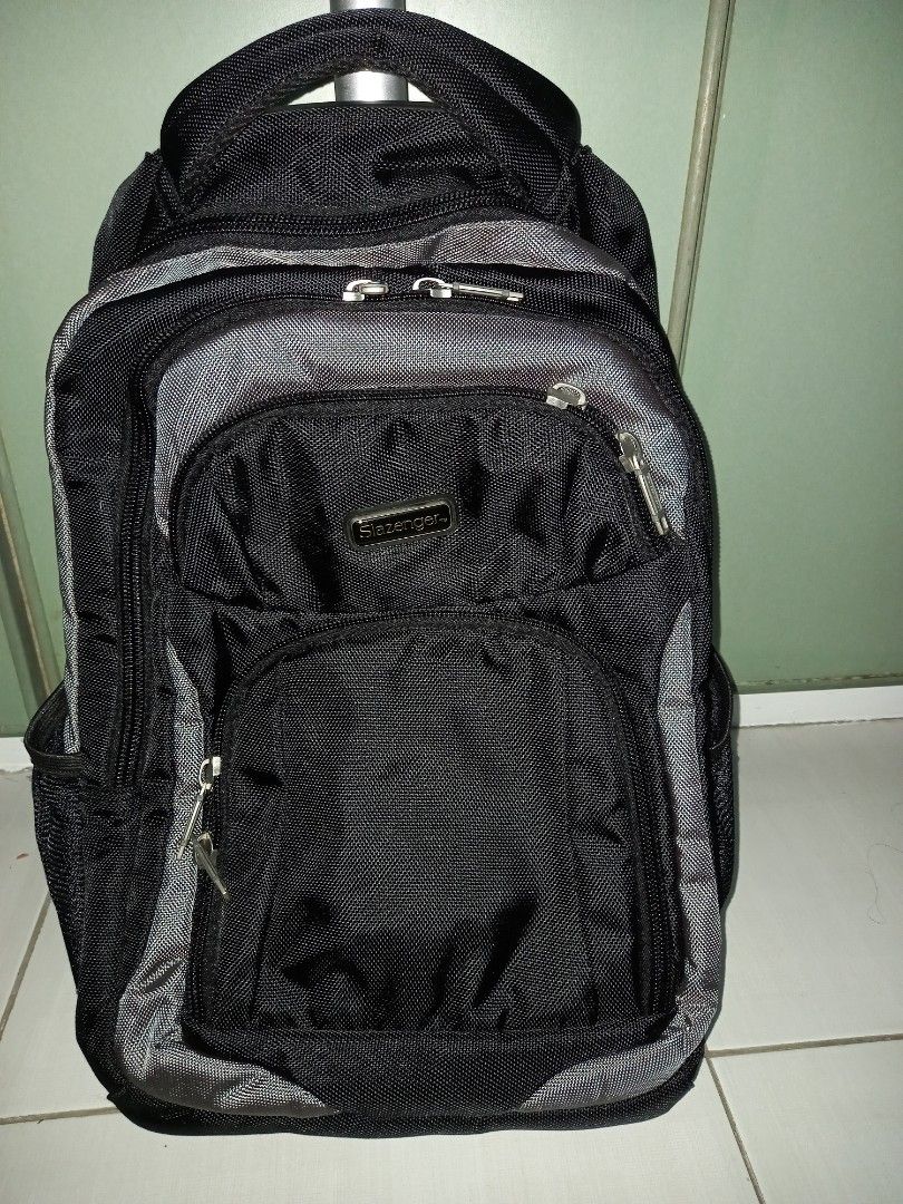 Backpack and Wheeled bag laptop 18 inch Slazenger Men s Fashion