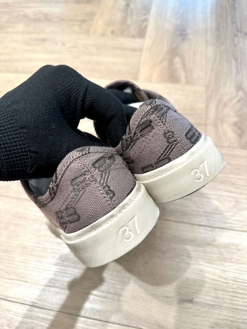 Balenciaga Pairs Low Top Trainers BB Monogram Sneakers for