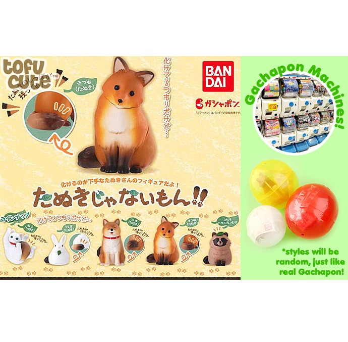 Bandai It's Not A Tanuki Raccoon Dog Figure Single Gacha Capsule