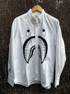 Bape shark button down