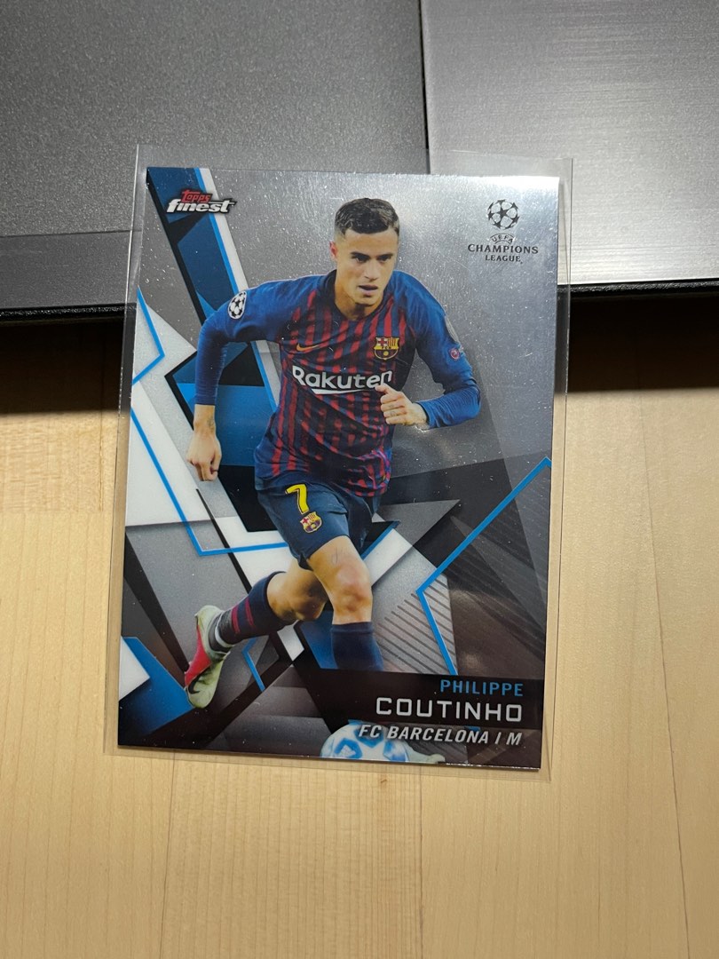 Barcelona Coutinho Topps Finest Card, Hobbies Toys, Memorabilia