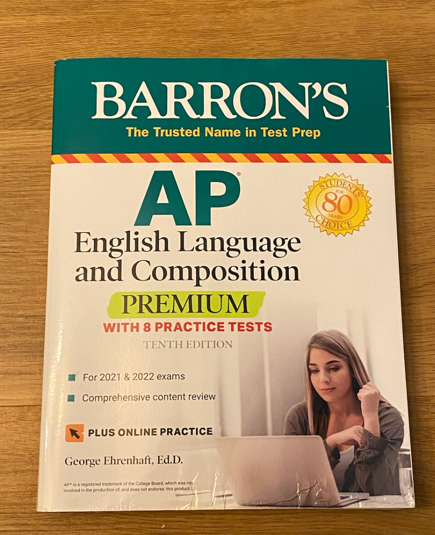 Assessment　with　Tests　PREMIUM　BARRON'S　Magazines,　Books　Language　Toys,　Hobbies　Edition,　Carousell　AP　Practice　Composition　and　English　on　10th　Books