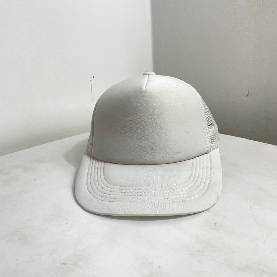 Plain grey trucker hat best sale