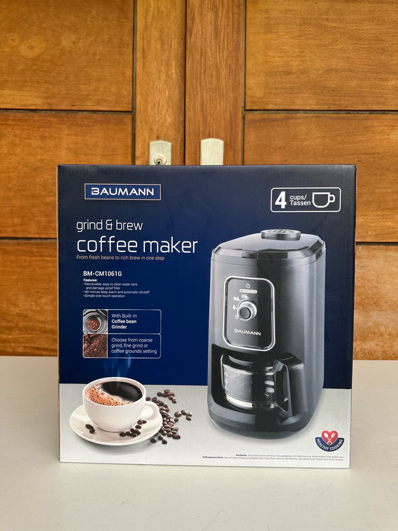 BAUMANN GRIND AND BREW COFFEE MAKER on Carousell