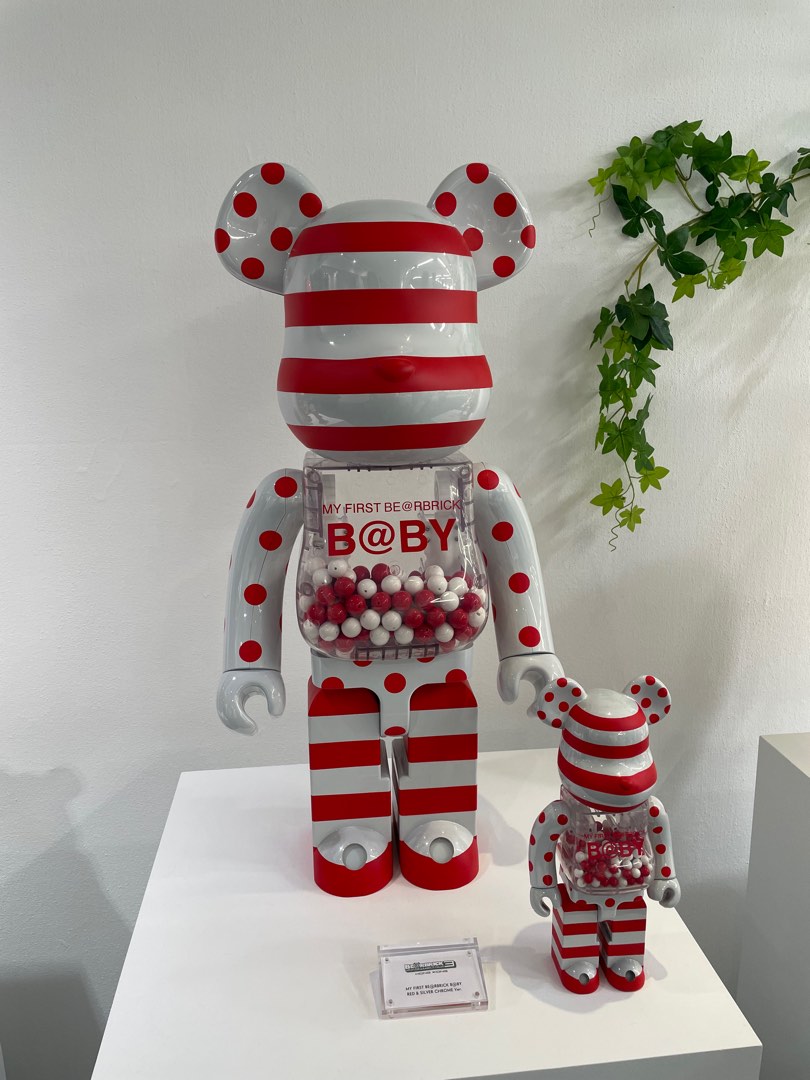 Bearbrick 1000% MyFirst Baby Red & Silver Chrome Ver, 興趣及遊戲