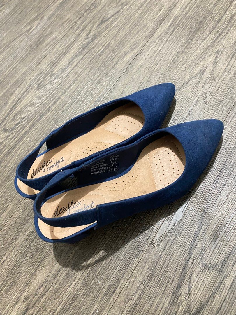 Navy shop heels payless