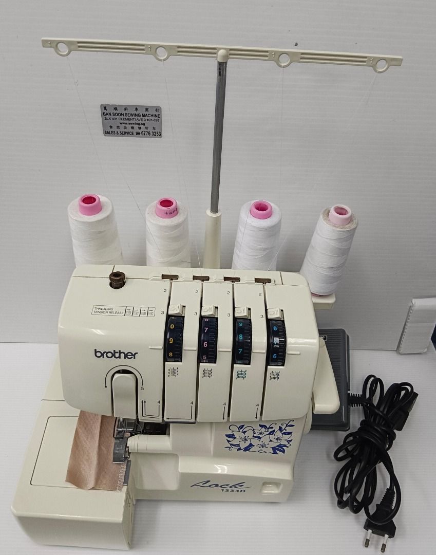 Brother 1334D Overlock Machine, TV & Home Appliances, Other Home ...
