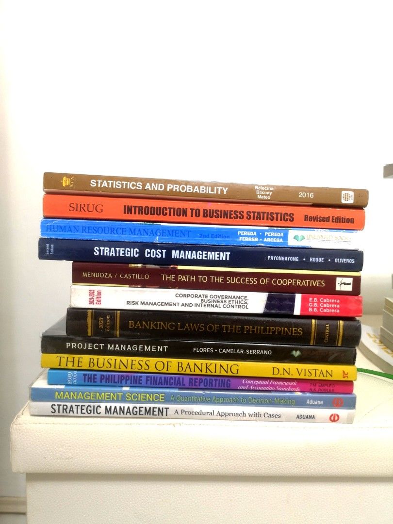 BSBA MBA BOOKS, Hobbies & Toys, Books & Magazines, Textbooks on Carousell