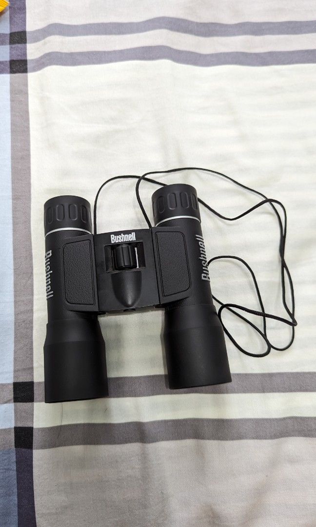 Bushnell Binoculars Powerview 10x32 Compact Folding Binocular, Sports