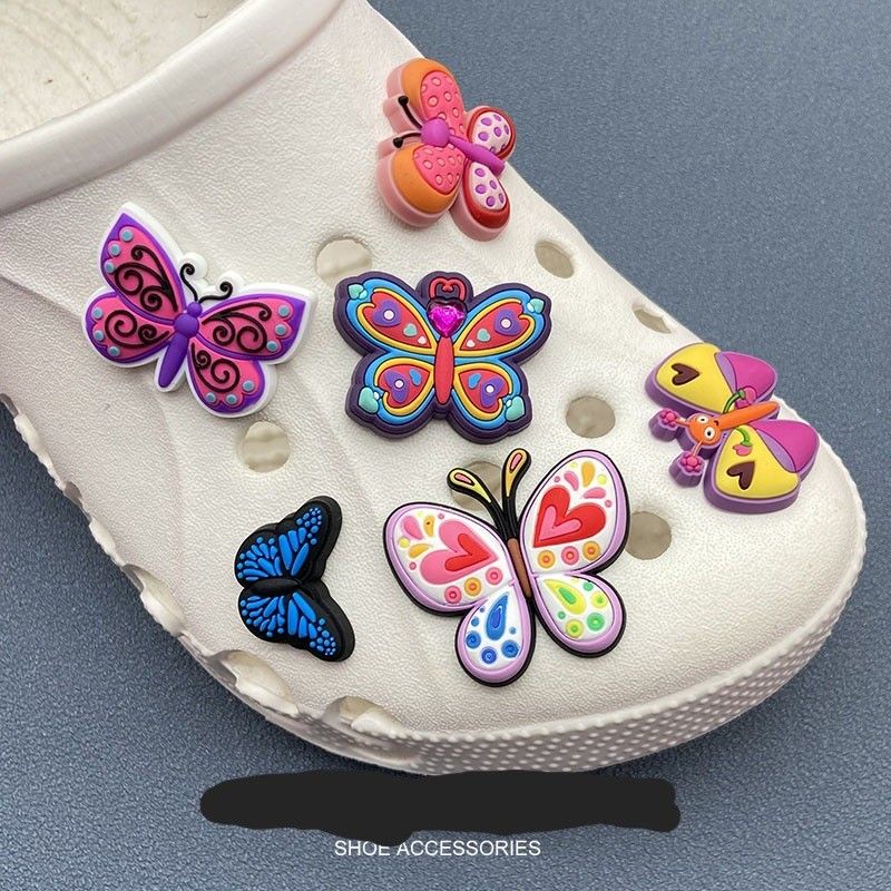 Butterfly jibbitz clearance