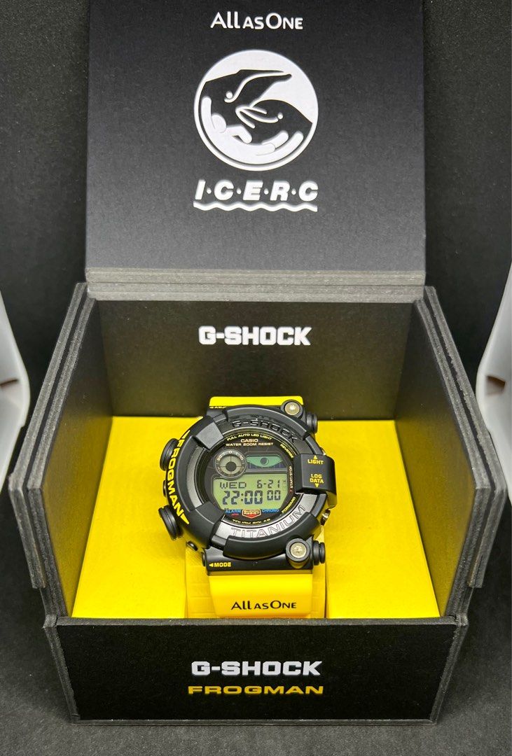 Casio G-Shock GW-8200K-9JR I.C.E.R.C Frogman, 男裝, 手錶及配件