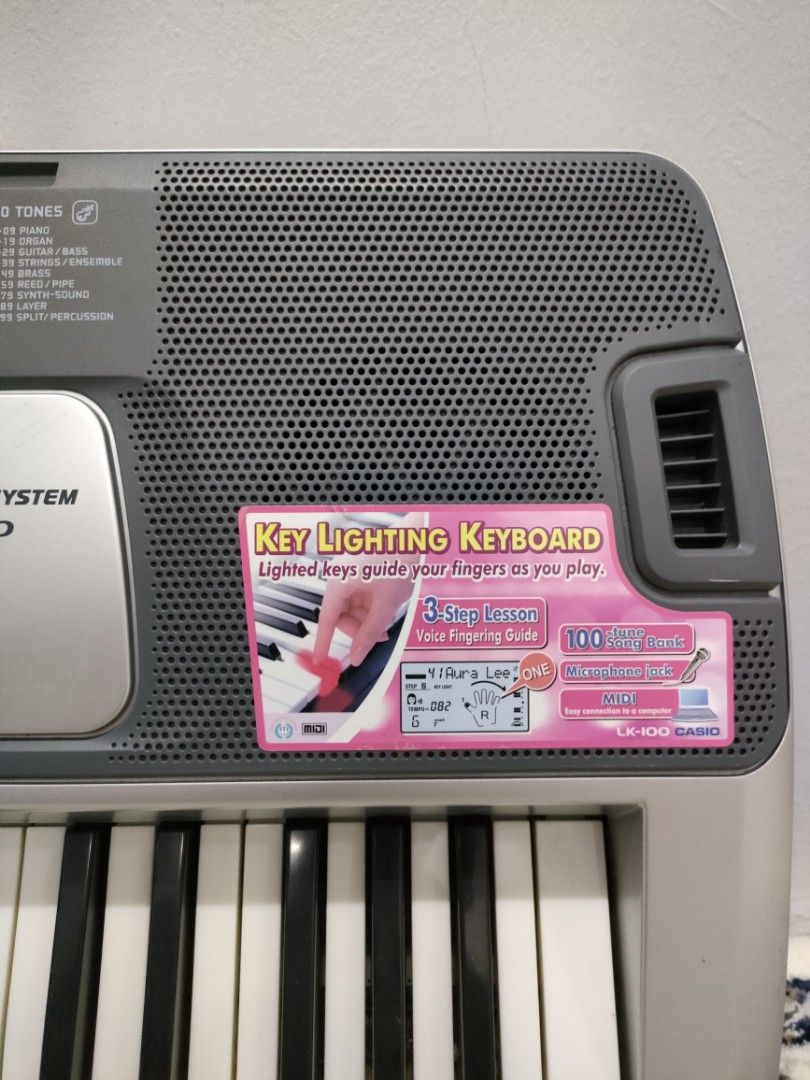 Casio LK100 Keyboard, Hobbies & Toys, Music & Media, Musical