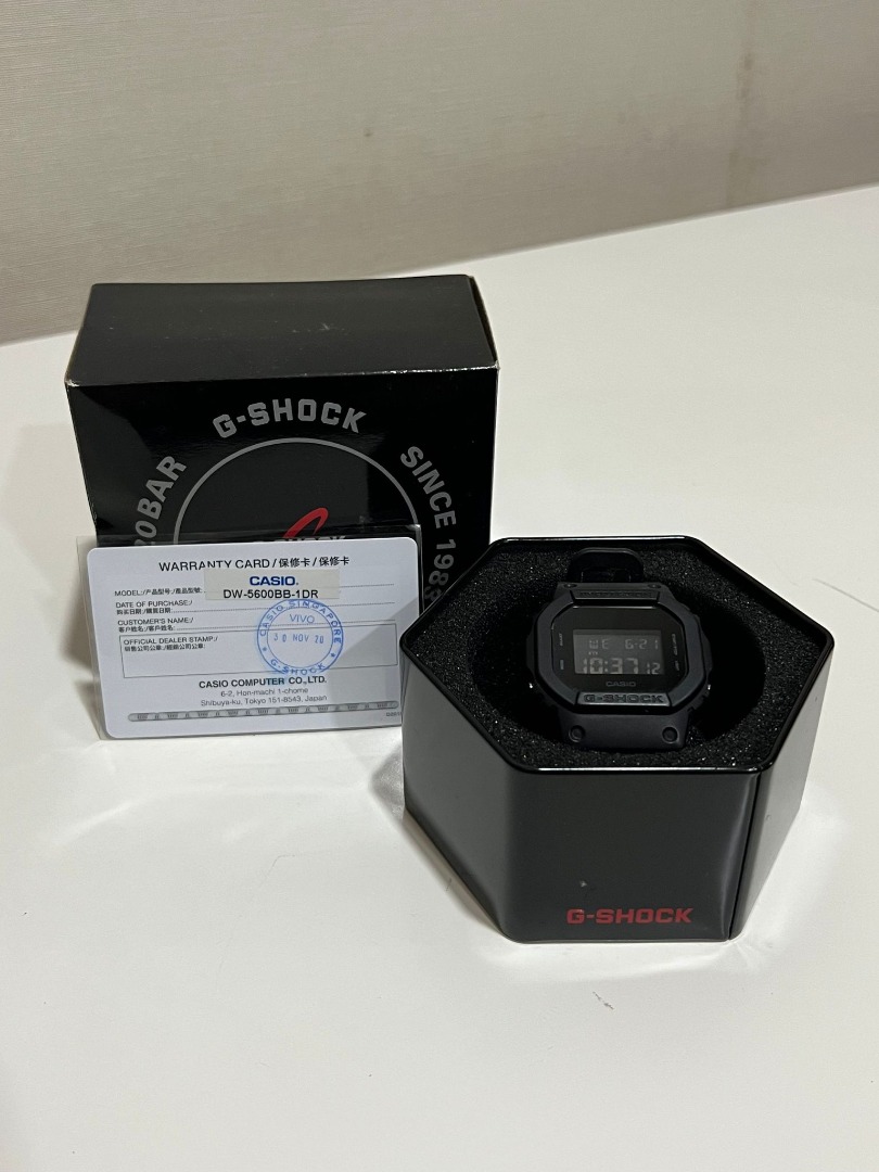 Matte black g new arrivals shock watch