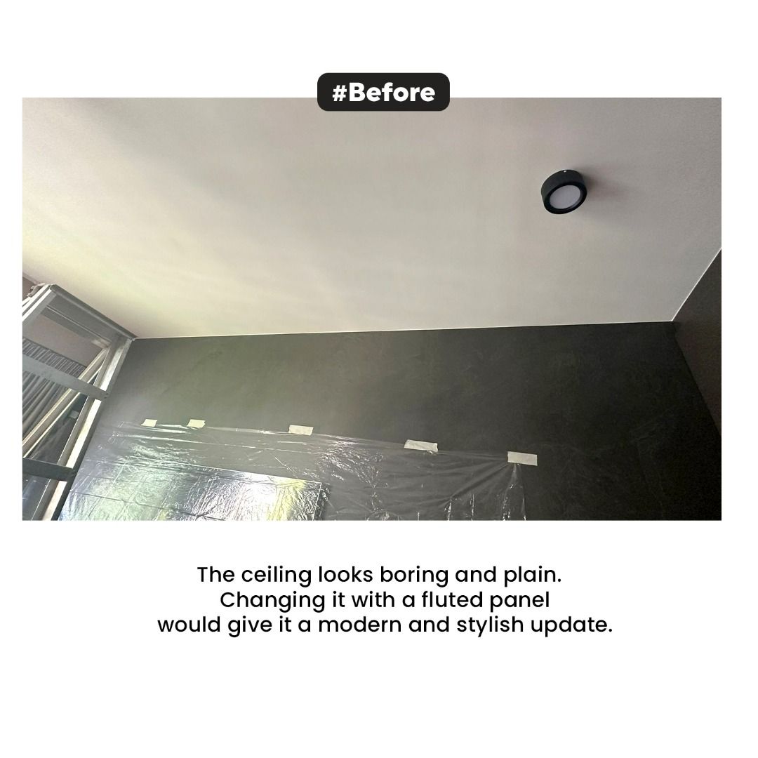 View of Ceiling Fluted Panel / Korea Fluted Wall Panel / Fluted Wall Panel ...
