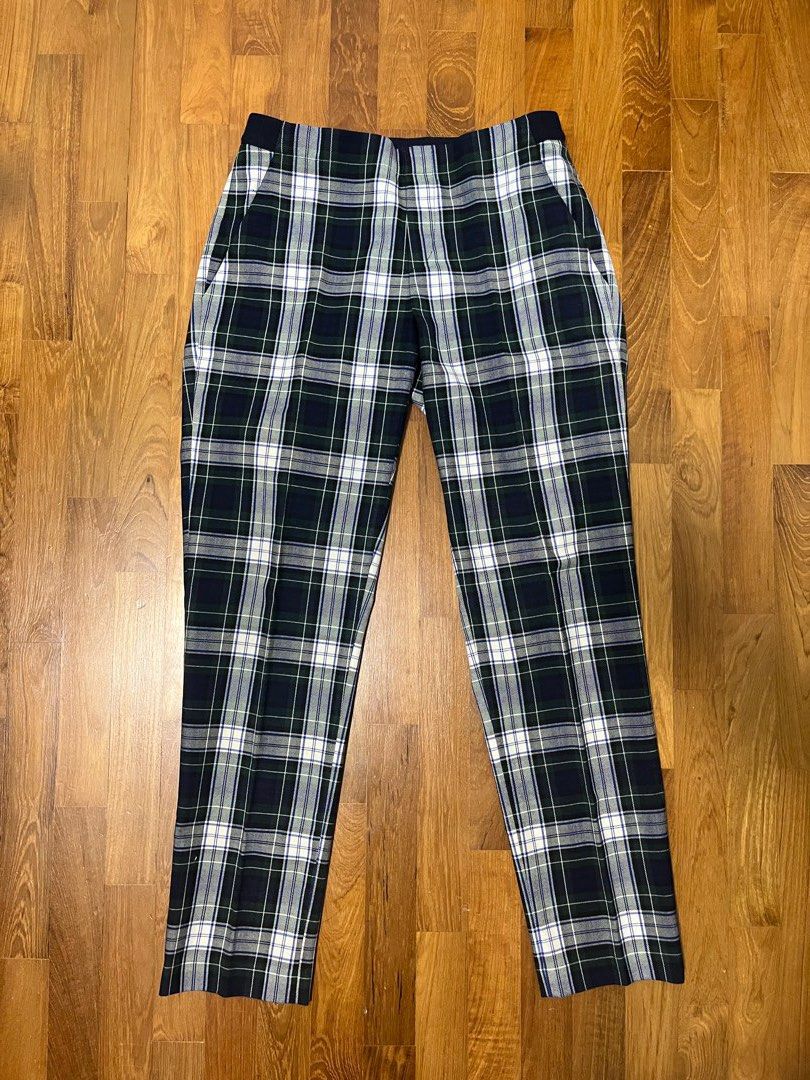 Checkered Ankle Pants