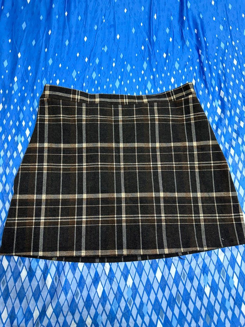 Checkered Skirt 4XL Women s Fashion Bottoms Skirts on Carousell