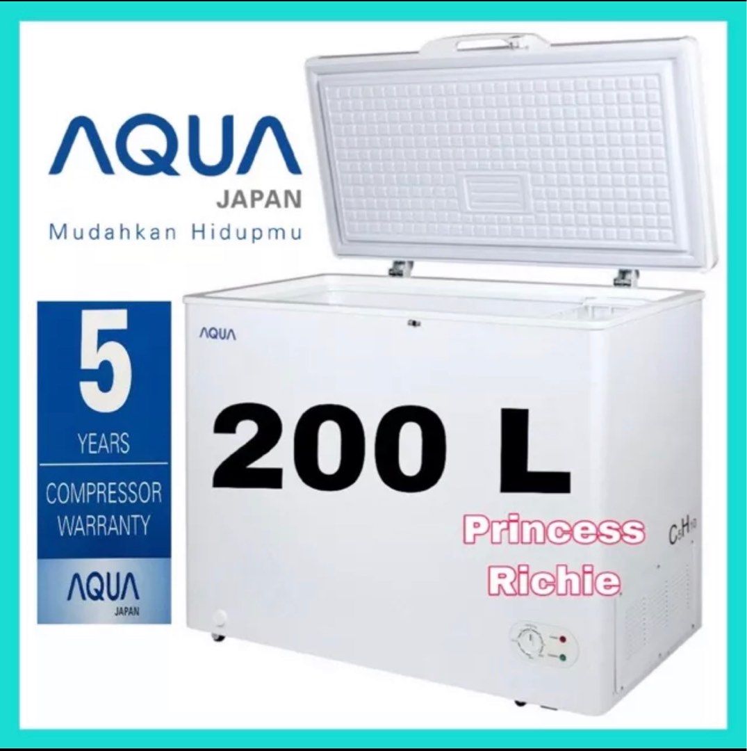 Chest Freezer AQUA SANYO AQF 200 on Carousell
