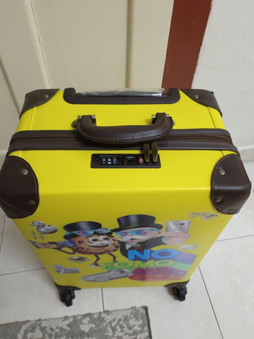 CHIPSMORE X MONOPOLY LUGGAGE, Hobbies & Toys, Travel, Luggages on Carousell