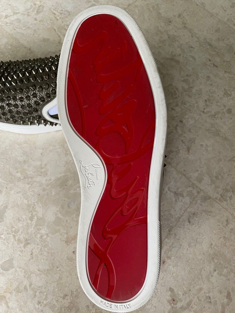 Red christian louboutin mens sneakers sale