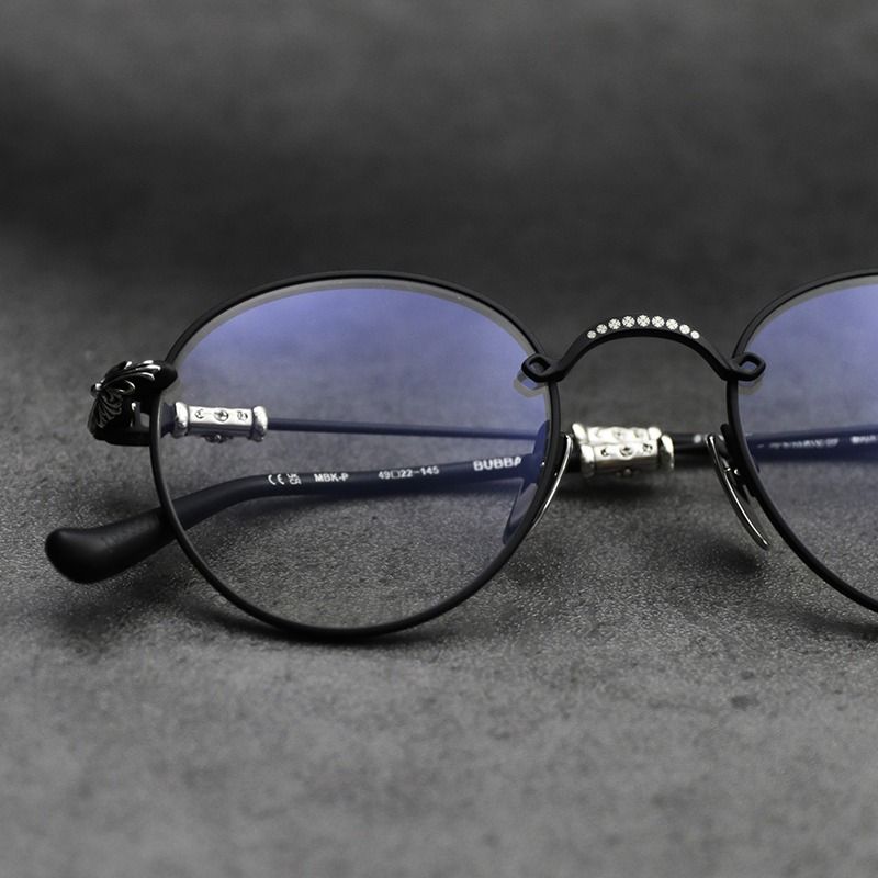 クロムハーツ Chrome Hearts BUBBA-A MBK 黒 アイウェア 送料込 Chrome