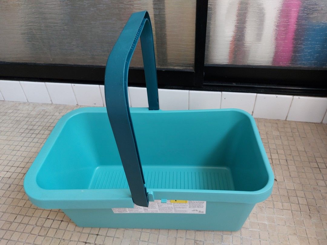 PEPPRIG Cleaning bucket and caddy, green - IKEA