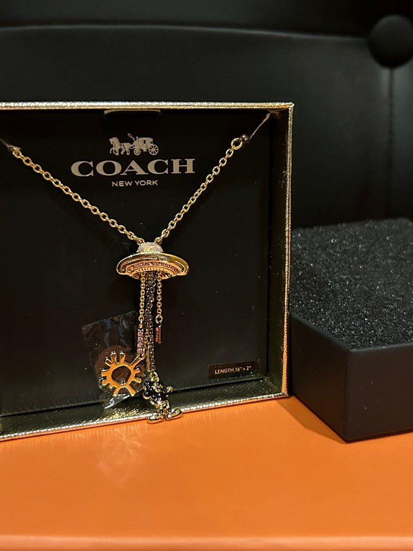 Coach Disney Mickey Mouse x Keith Haring Necklace, Women's Fashion
