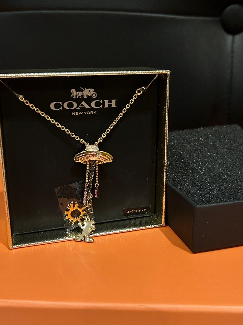 Coach Disney Mickey Mouse x Keith Haring Necklace, Women's Fashion