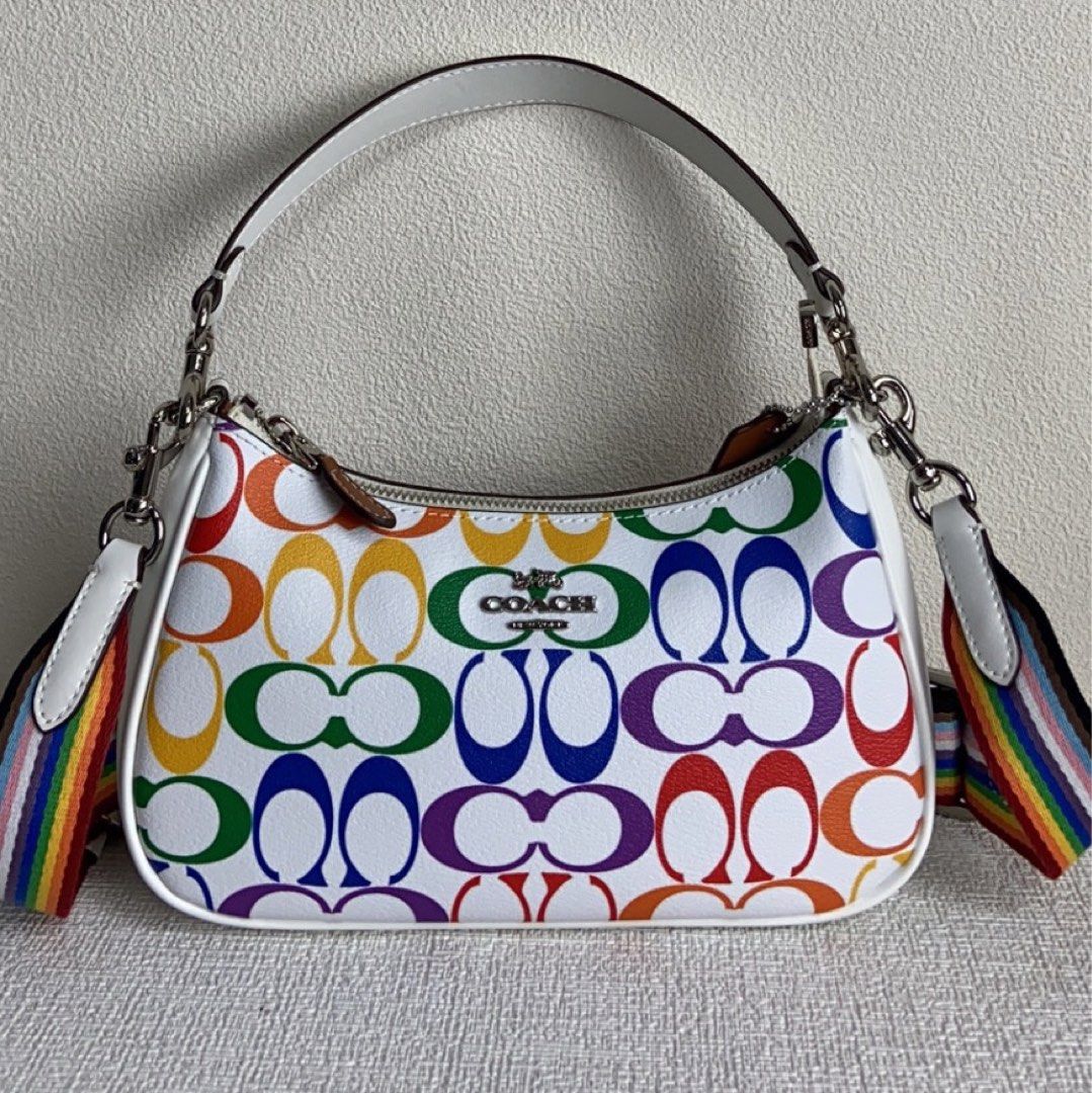 Coach Rainbow Teri Shoulder Bag Women s Fashion Bags Wallets