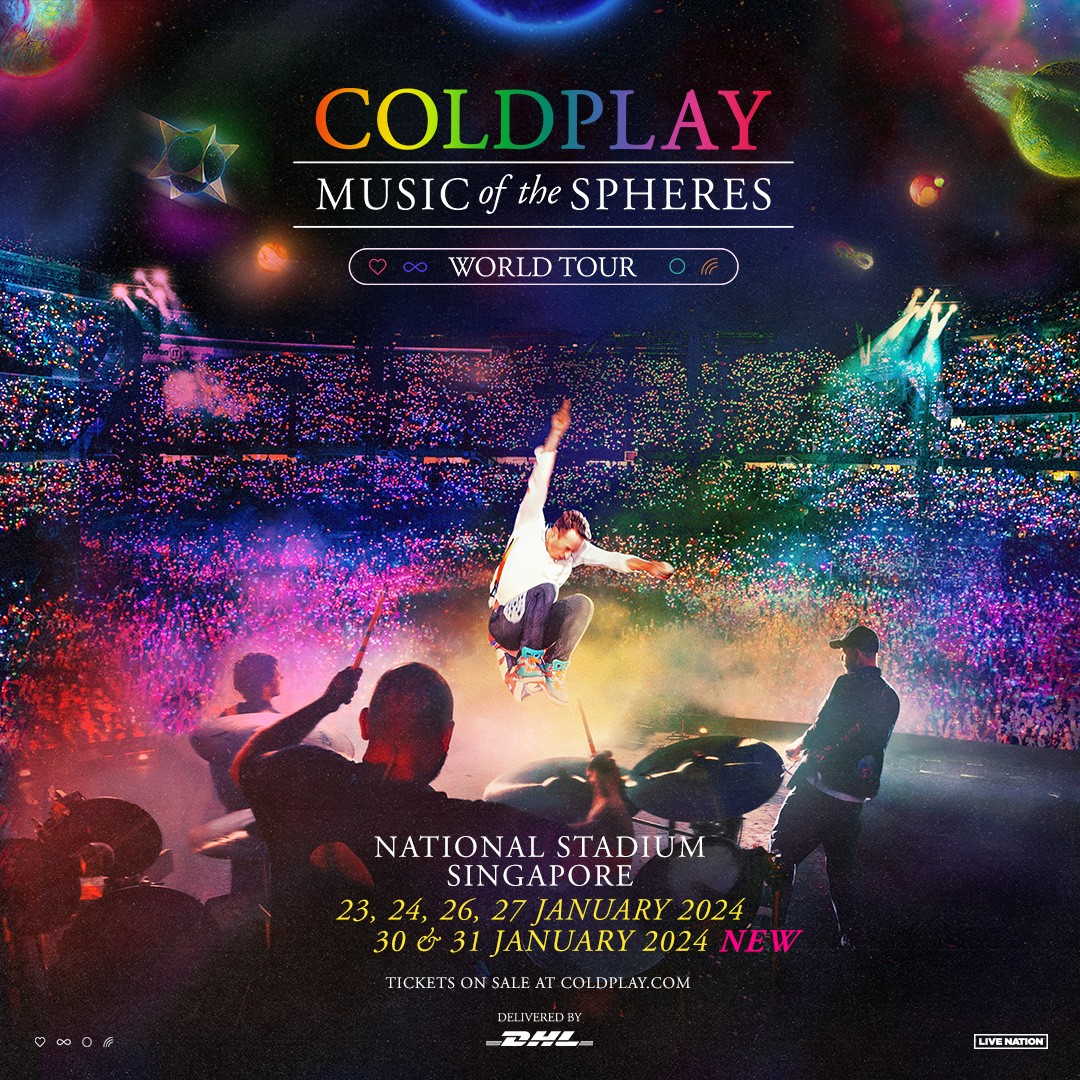 Coldplay Singapore 2024 concert ticket, Tickets & Vouchers, Event