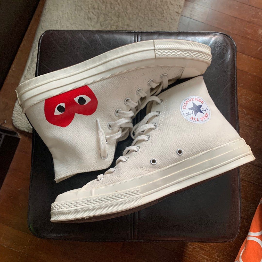 Cdg converse high mens hot sale