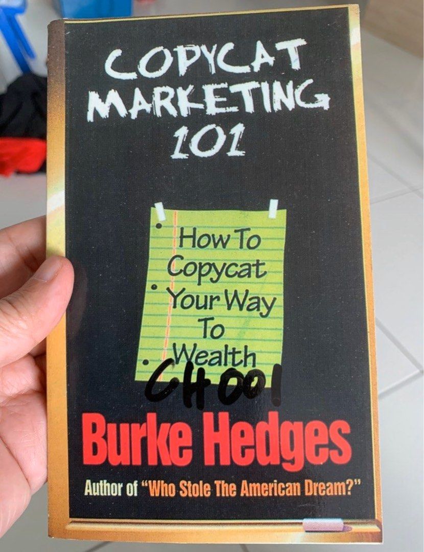 Copycat Marketing 101 How To Copycat Your Way to Wealth Book, Hobbies