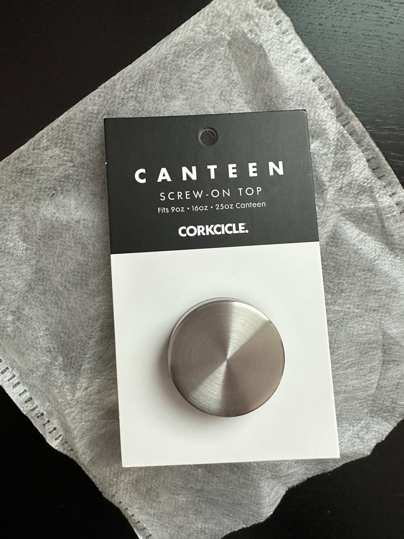 Corkcicle canteen screwon top (replacement lid), Furniture & Home