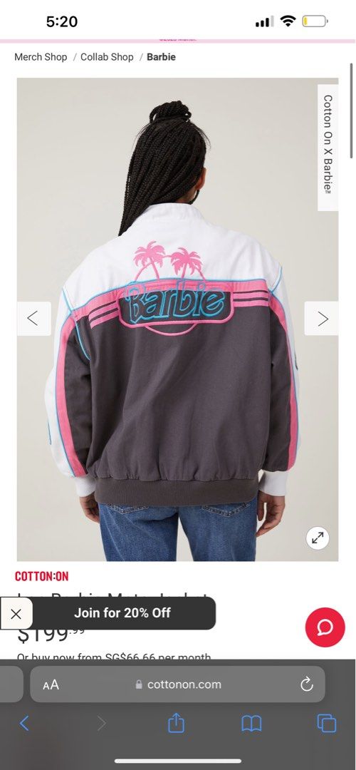 Cotton on barbie best sale