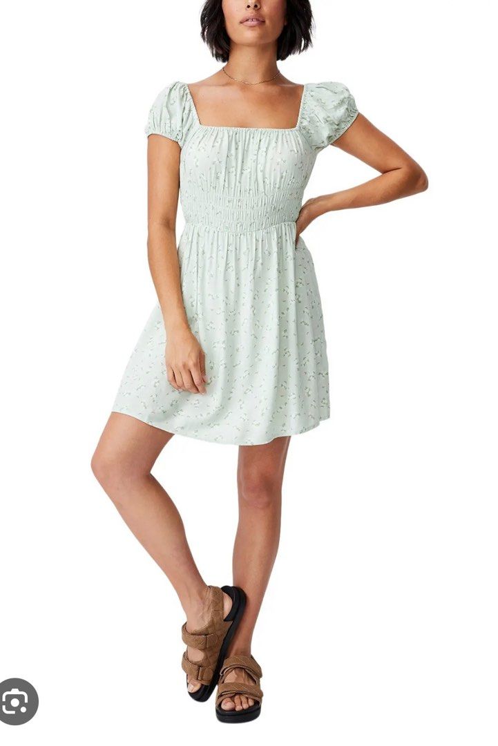 Cotton on green dress discount