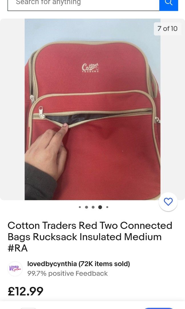 Cotton traders insulated bag