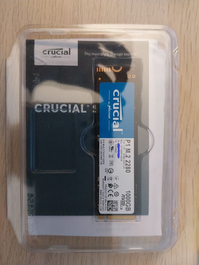 Crucial p1 1tb on sale nvme