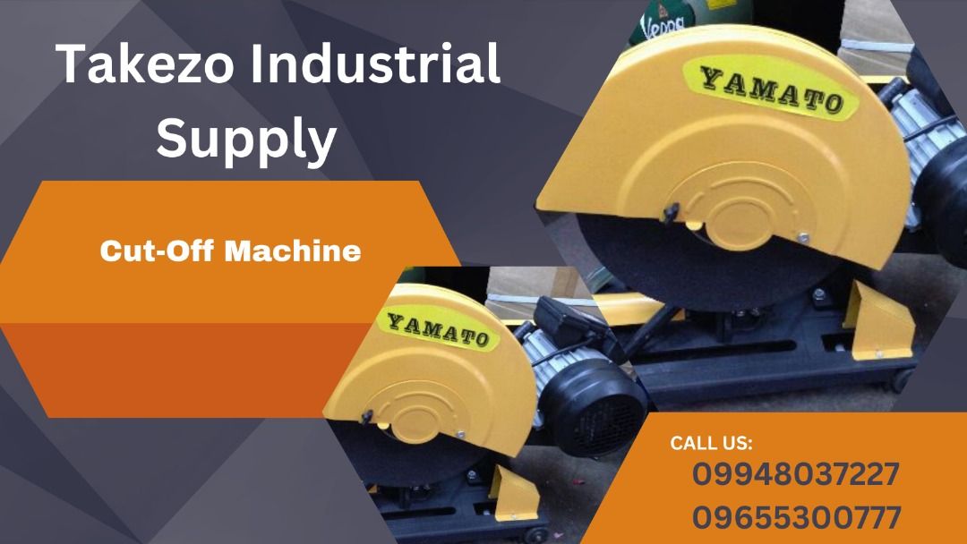 Cut-Off Machine (Category: Construction Tools & Equipment) located in Manila. Submitted by angiedalu10338 (Listing ID 1238623610, Image 1). Description: Yamato Cut-Off Machine Specs: 14" 2000W Price: 5,625 For faster transaction call txt or viber 09948037227 09655300777 Look for Angie or Shane *PRICE MAY CHANGE WITHOUT PRIOR NOTICE *ITEM IS VAT EXCLUSIVE *SUBJECT FOR AVAILABILITY *PRICE DEPENDS ON THE SIZES .