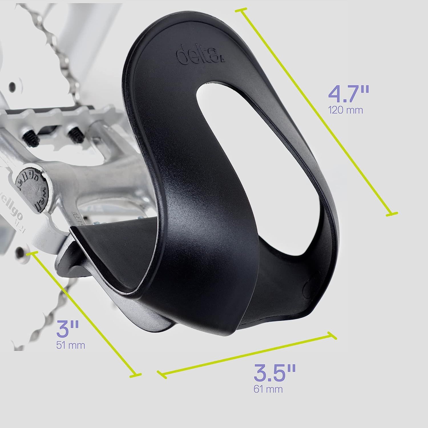 Delta cycle bike hot sale strapless toe clips