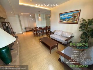 DeLuxe One Bedroom Fully-Furnished in The Grove by Rockwell Pasig
