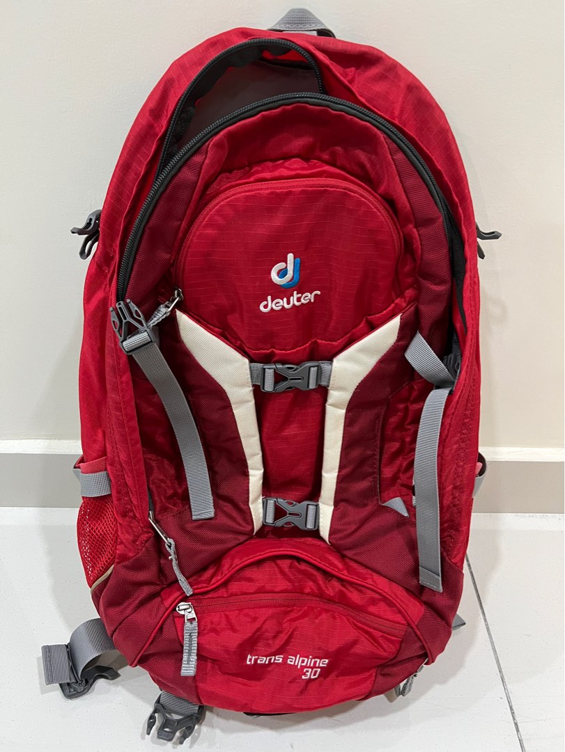 Deuter Backpack in Red, Men's Fashion, Bags, Backpacks on Carousell