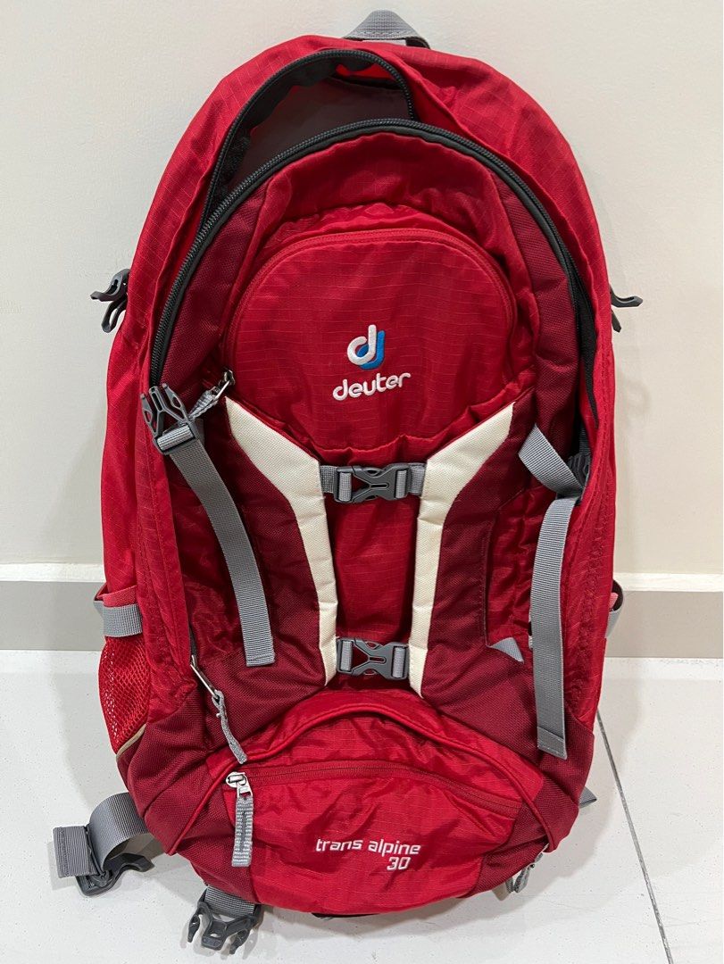 Deuter Backpack in Red, Men's Fashion, Bags, Backpacks on Carousell