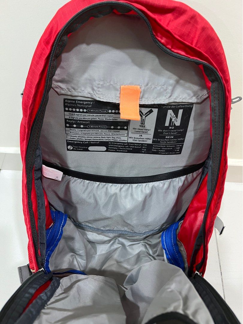 Deuter Backpack in Red, Men's Fashion, Bags, Backpacks on Carousell