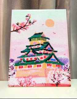 Diamond Painting Japanese 🇯🇵  - Finished. Ready to display 30x40cm