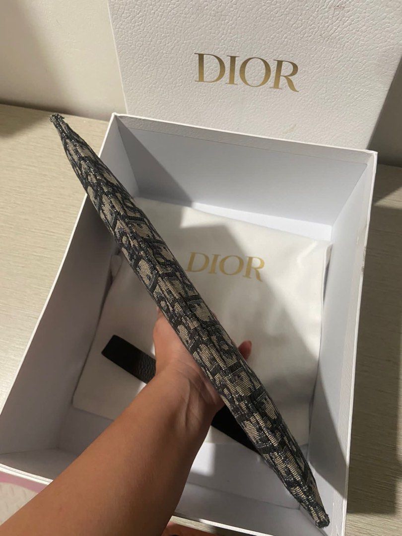 Dior Dior Oblique Jacquard A4 Pouch for Men