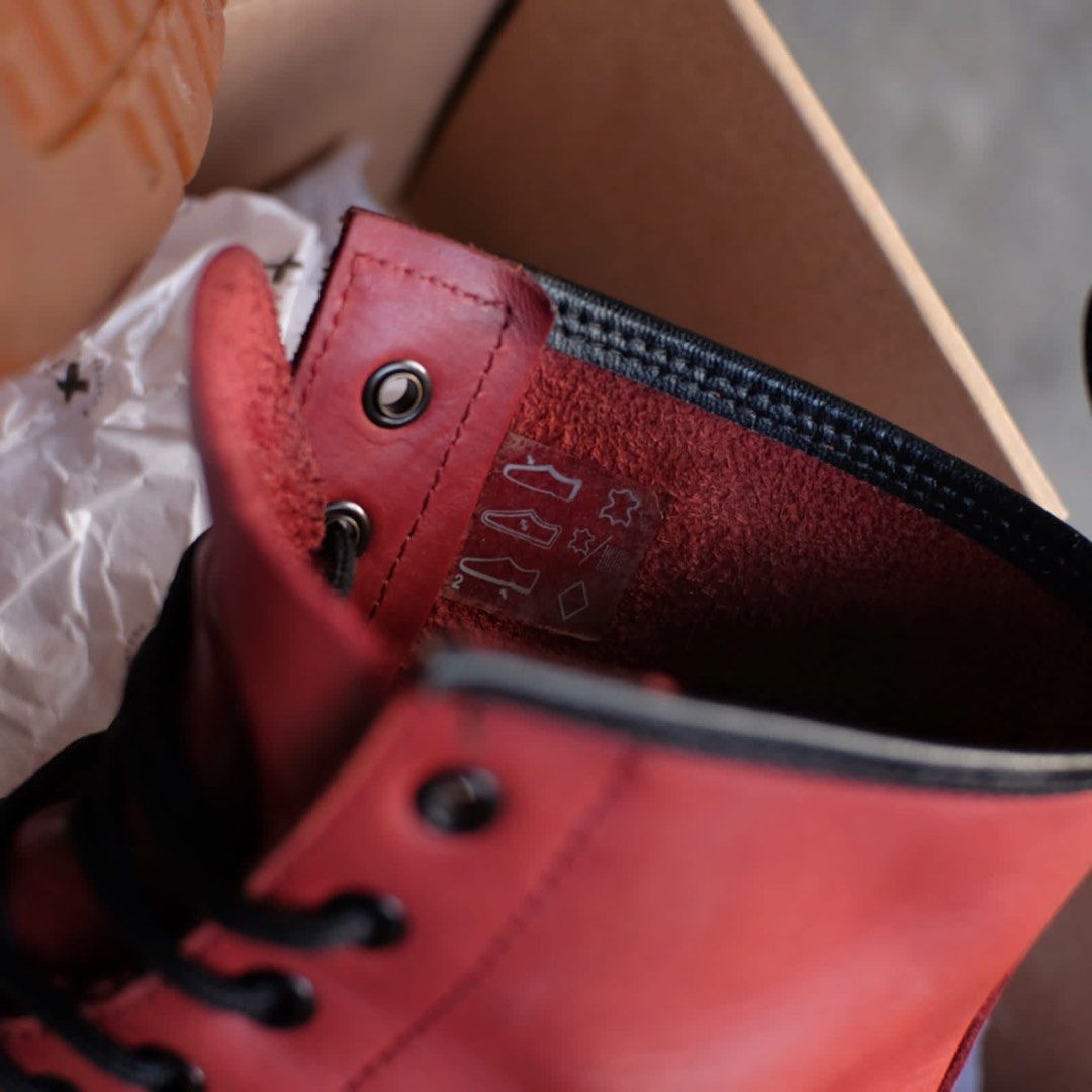 dr martens newton cherry