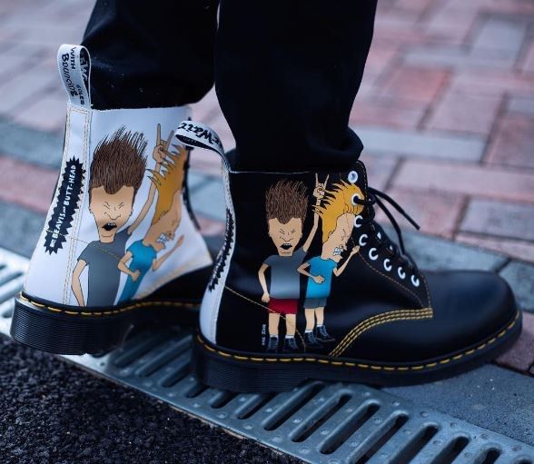 Dr Martens X Beavis Butthead Men s Fashion Footwear Boots on Carousell