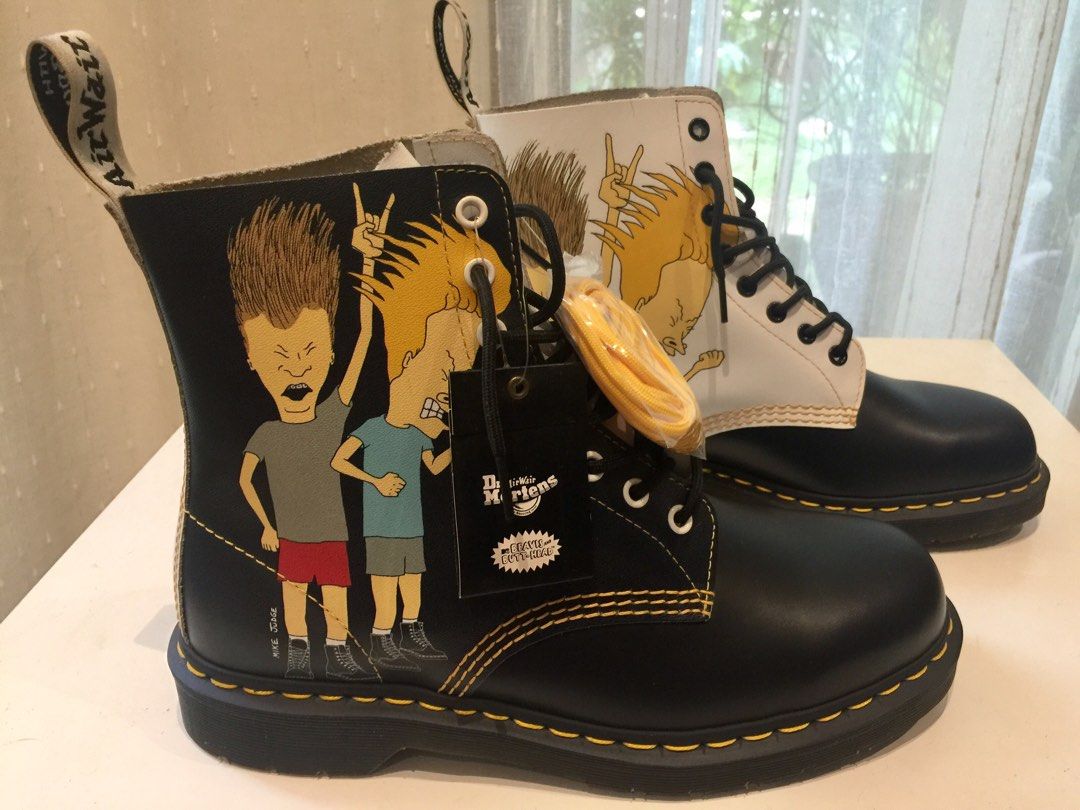 Dr Martens X Beavis Butthead Men s Fashion Footwear Boots on