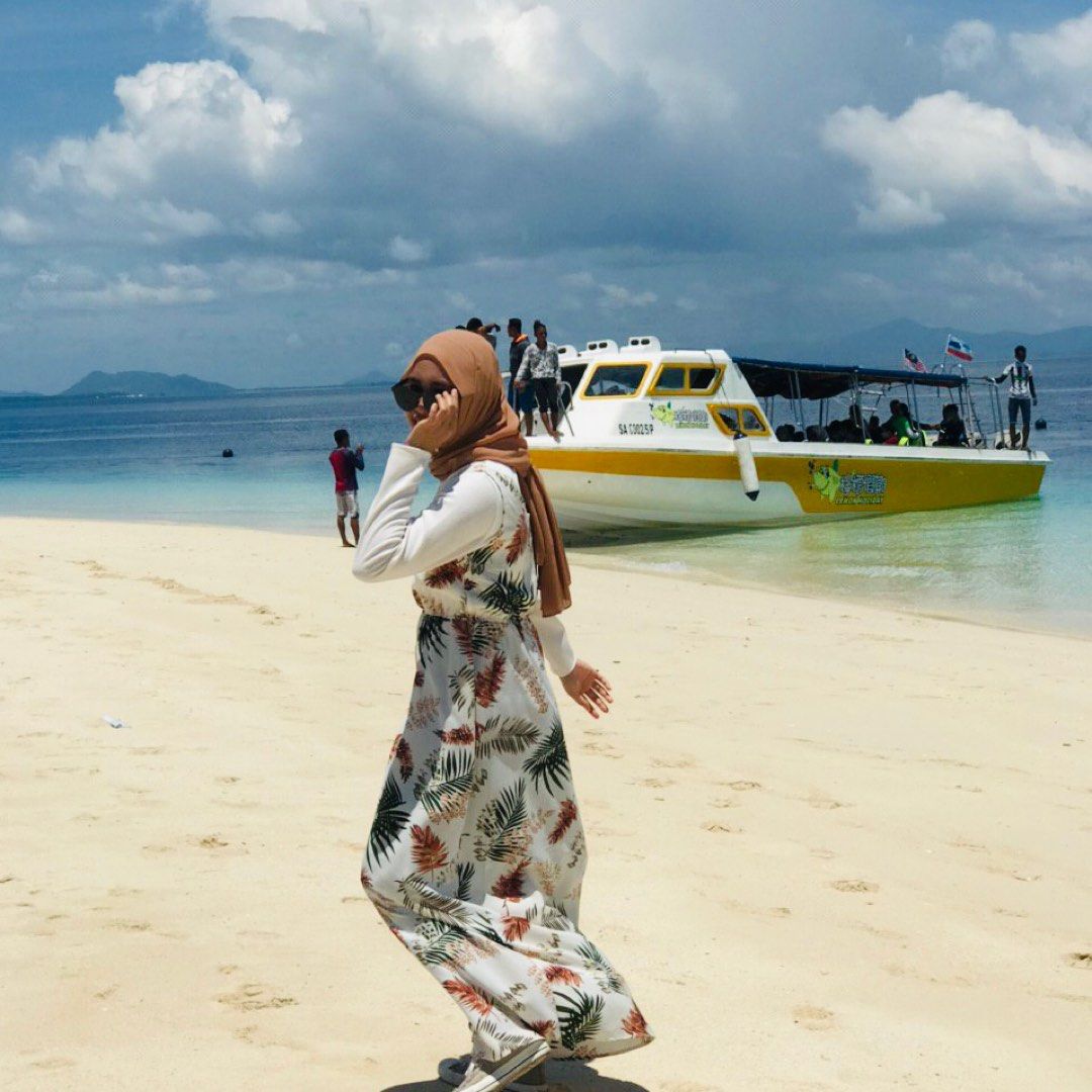 Dress pantai on sale